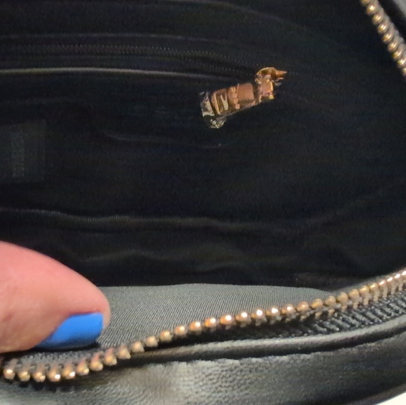 BEBE Purse Zaza Camera Crossbody Bag - Black Rhinestone NWT - Picture 4 of 8